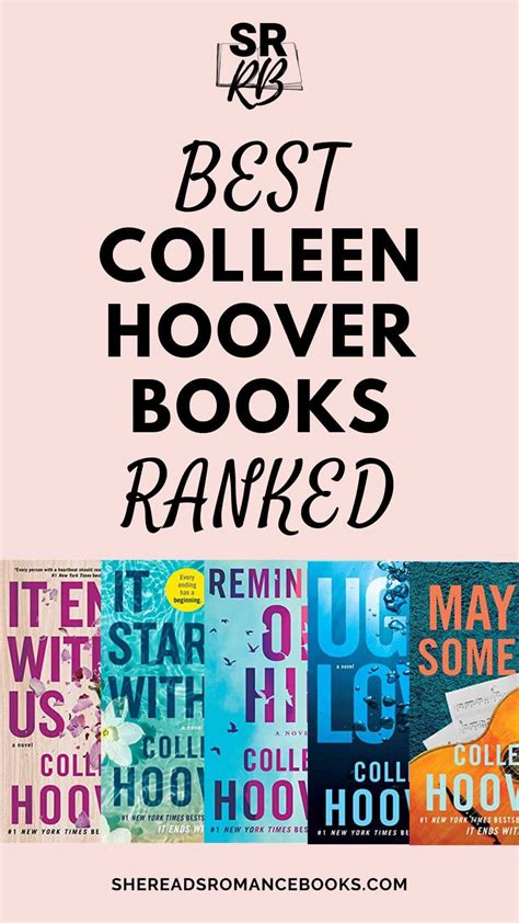 Best Colleen Hoover Books Ranked by a Romance Book Fantatic – She Reads ...