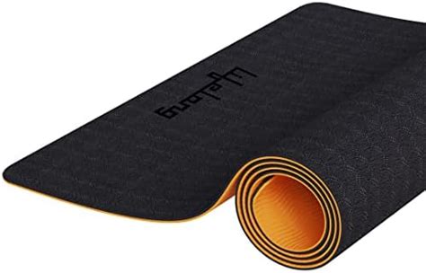 AmazonBasics 13mm Extra Thick Yoga and Exercise Mat with Carrying Strap ...