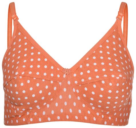 Buy Novela Fashion Non-Wired Bra (roma_bra_orange-38, Orange, 38) at ...