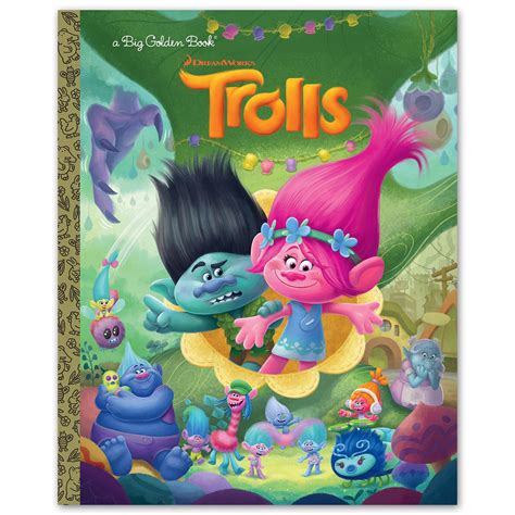 Book Trolls Big Golden Book - Open House Imports