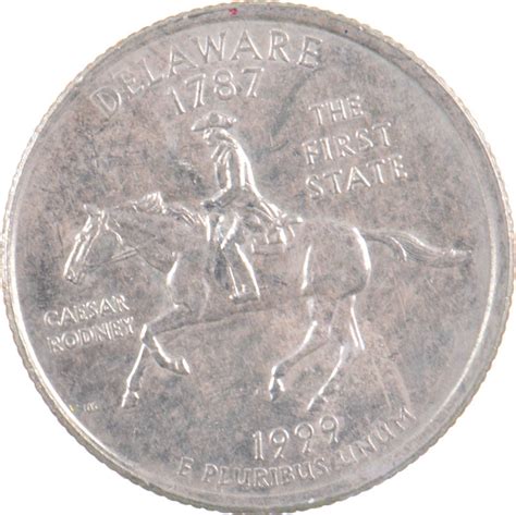 Custom - COLORIZED - 1999 Delaware State Quarter - High Collectible ...