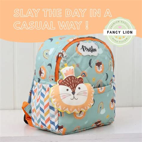 Buy Stylish Waterproof Kids Backpacks in Lion Animal Design by Rosada ...
