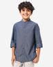 Buy Navy Blue Shirts for Boys by BONKIDS Online | Ajio.com
