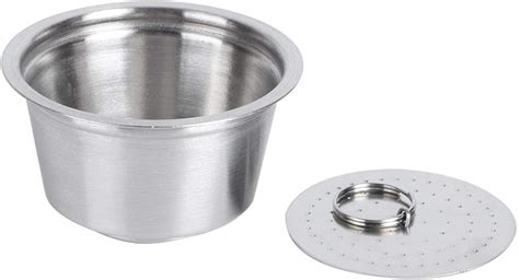 Buy Nivvity Reusable Coffee Capsules Refillable Crema, Stainless Steel ...