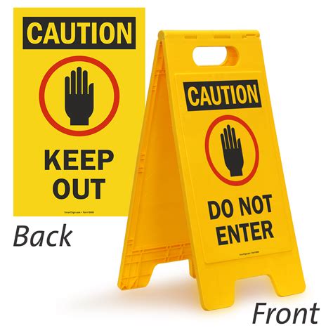 Caution Floor Signs | OSHA Compliant Caution Signs for Floor