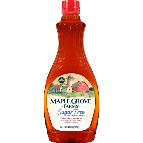 Low FODMAP? Maple Grove Farms Sugar Free Maple Flavor Syrup, Low ...