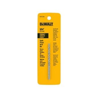 DEWALT DW1209 9/64-Inch Cobalt Split Point Twist Drill Bit : Amazon.in ...