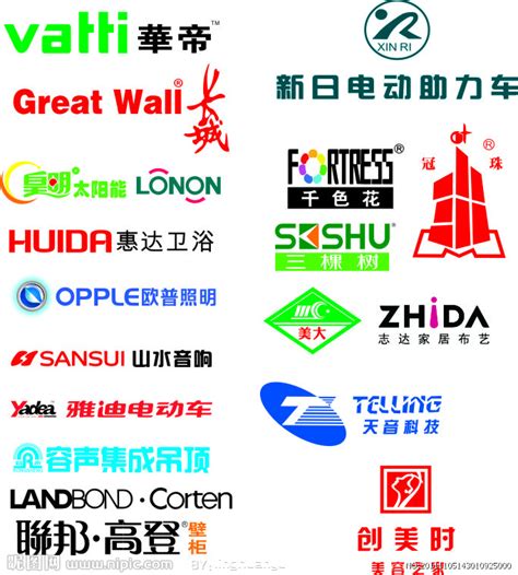 各类名牌标志集锦设计图__企业LOGO标志_标志图标_设计图库_昵图网nipic.com