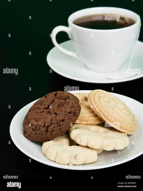 Tea and Biscuits Stock Photo - Alamy