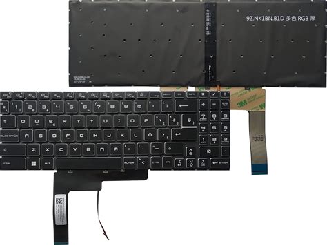 Amazon.com: Laptop Replacement Keyboard Compatible for MSI Stealth MS ...