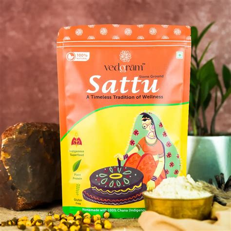 Stoneground Sattu | Vegan | Green Plant Protein | Diabetic Friendly