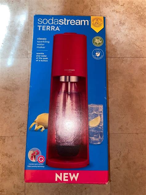 Buy SodaStream Terra Sparkling Water Maker - Red Online at Lowest Price ...
