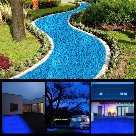 Sasylvia 3000 Pcs Glow in The Dark Rocks 1 Inch Glow Rocks 12.6 LB ...