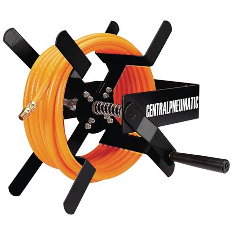 100 ft. Manual Steel Air Hose Reel | Air hose reel, Hose reel, Air hose