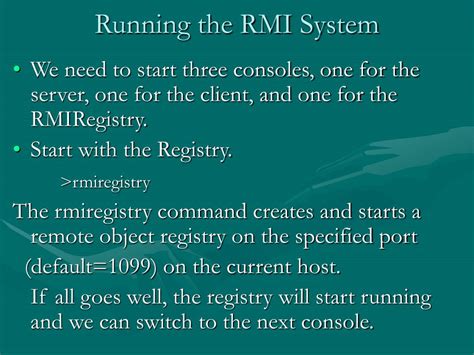 How to Run RMI Program in Java 的图像结果