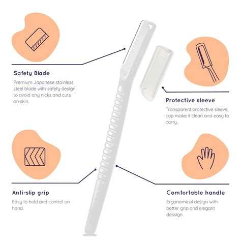 Buy SANFE GLIDE FACE RAZOR FOR PAINFREE FACIAL HAIR REMOVAL (3 UNITS ...