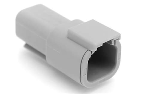DTM04-4P Deutsch | Deutsch, DTM Automotive Connector Socket Grey 4 Way ...