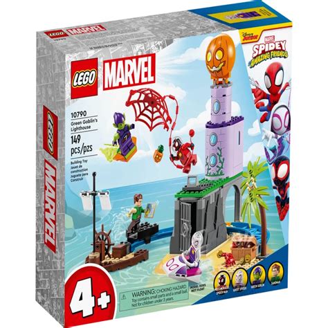 LEGO 10790 Marvel Team Spidey At Green Goblin's Lighthouse (149 Pieces ...