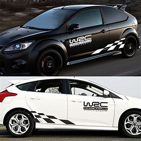 Generic A Set Of Wrc Racing And Lattice Design Word Rally Style Sticker ...