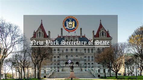 New York Secretary of State | License Lookup