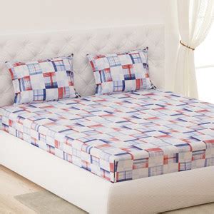 Moca by Monte Carlo 120 TC Cotton Double Printed Flat Bedsheet - Buy ...