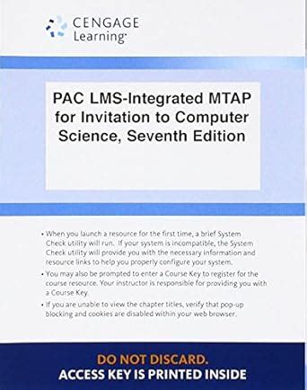 LMS Integrated for MindTap Computing, 1 term (6 months) Printed Access ...