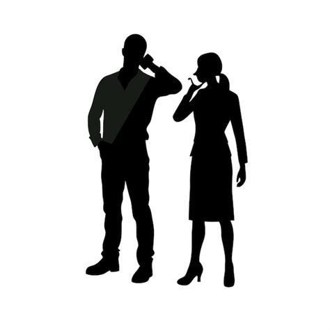 Business People Talking Silhouette 的图像结果