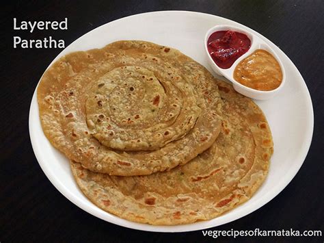 Layered paratha recipe | How to make easy layered parota | Lachha ...