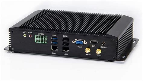 PARTAKER Industrial Computer, Fanless Mini PC, Win-11 or Linux Ubuntu ...