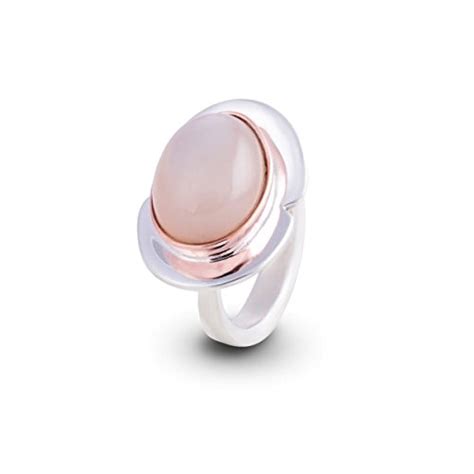 Buy KEA CRAVING ART RING FOR WOMEN (COLOR SILVER AND MOONSTONE,SIZE 15 ...