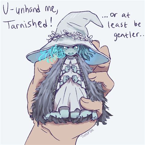 ranni the witch, tarnished, and miniature ranni (elden ring) drawn by ...