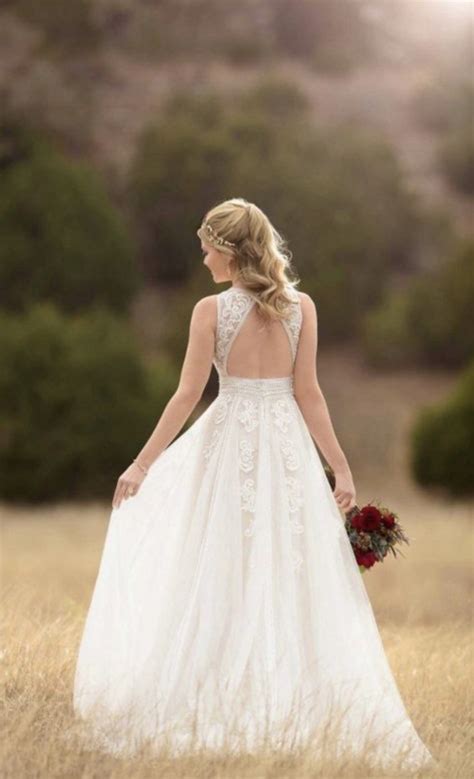 Essense of Australia D2607 - Boho Wedding Dress - Sell My Wedding Dress Online | Sell My Wedding ...