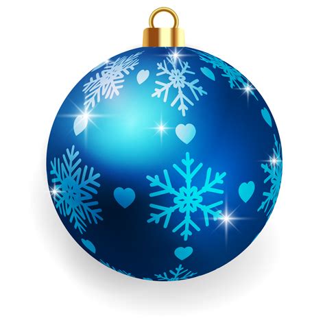 Blue Christmas Ball Png