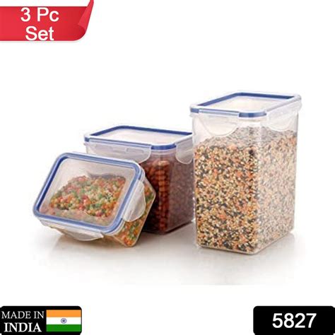 Buy Airtight Food Storage Containers - Set of 3 | DeoDap