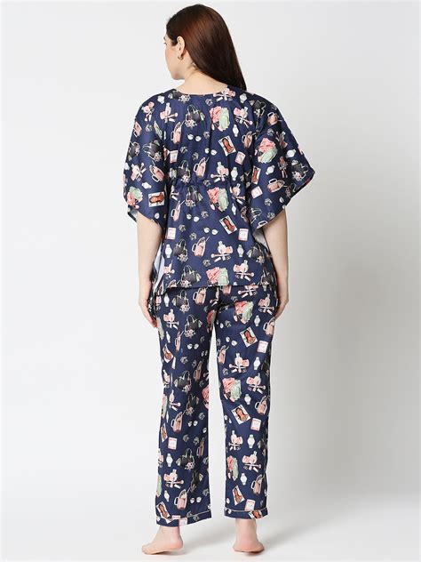 Fashionista Kaftan Pj Set - Pure Cotton Pj Set in Kaftan Style – Pyjama ...