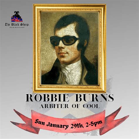 Robbie Burns Day – The Black Sheep
