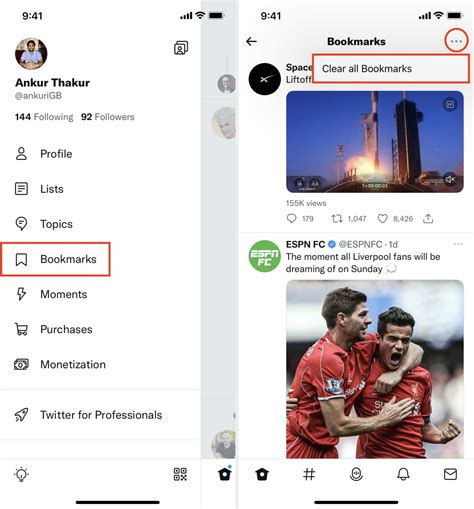 How to clear all your Twitter bookmarks at once