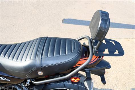 T-Rex Racing Passenger Back Rest & Grab Bar Luggage Rack for Kawasaki ...