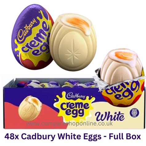 Cadbury White Creme Egg Christmas Milk Chocolate