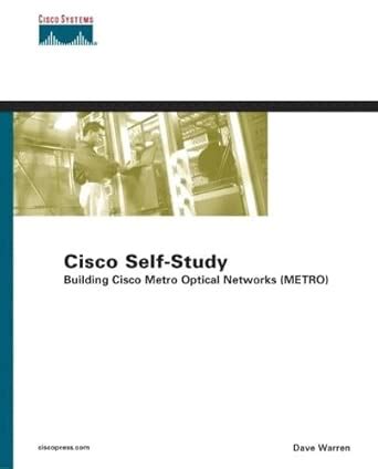 Buy Cisco Self-Study: Building Cisco Metro Optical Networks (METRO ...