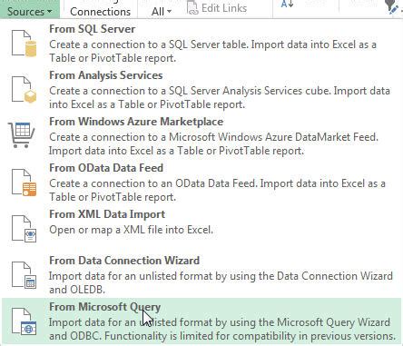 Image result for How to Use Parameter Query Excel