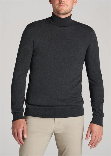 Mens Black Turtleneck Sweater