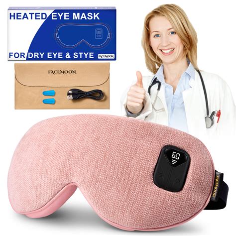 FACEMOON Heated Eye Mask for Warm Compress: Dry Eyes Blepharitis Stye ...
