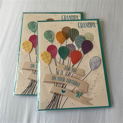 NWT Two Papyrus Grandpa Birthday Cards | Creative birthday cards ...