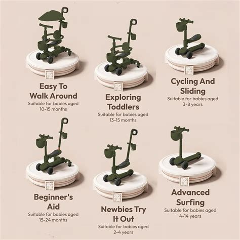 Children's Scooter With Seat Push-Handle & Canopy - Buy Now