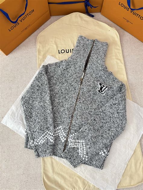 LOUIS VUITTON LV ZIPPERED KNITTED BLOUSON JACKET – BLACKJASON7