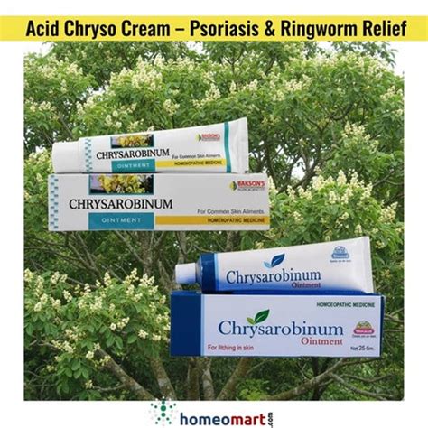 Chrysarobinum Cream for Psoriasis, Ringworm & Itching | Acid Chryso ...