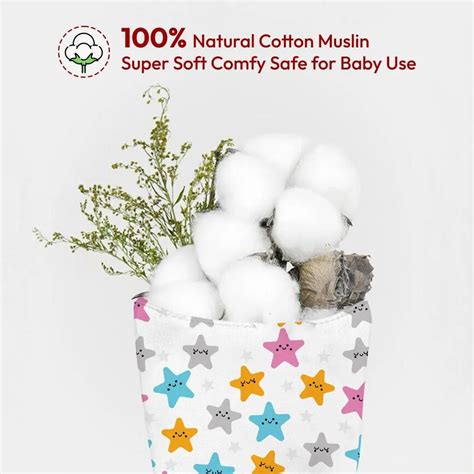 Baby Muslin Handkerchief with 100% Pure Cotton - SND