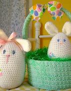 Image result for Easter Bunny Basket Crochet Pattern