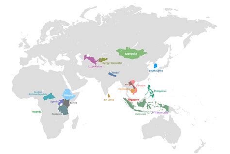 Projects around the World Map 的图像结果